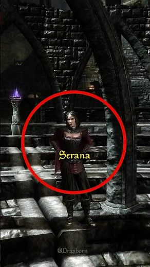 🤯 This Bug Makes Serana Unkillable #skyrim #gaming
