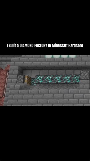 Part 2 | I Bulit a DIAMOND FACTORY In Minecraft Hardcore | Credits: Carvs | #fyp #viral #longvideo #minecraft #fullvideo