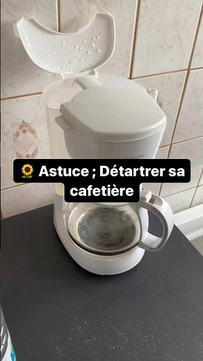 Détartrer sa cafetière avec du vinaigre blanc