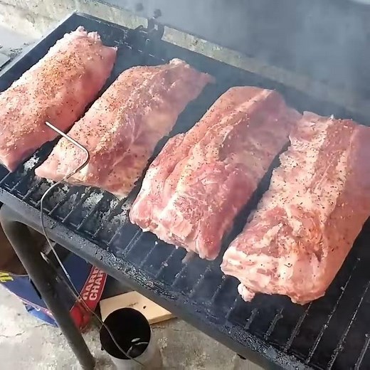 Apple juice ribs.