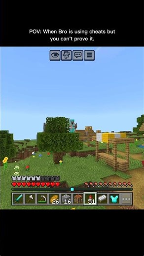 POV: When Bro Is Cheating But Can't Prove It🥀🤨 #minecraft