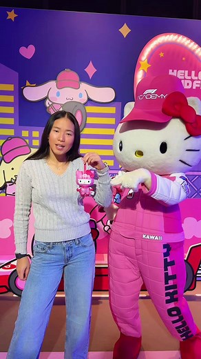 Hello Kitty F1 Academy Bag Charm for Race Day