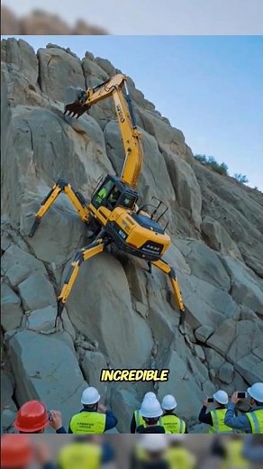 Incredible Spider Excavator Climbing a Steep Mountain – Most Advanced Machine Ever Built