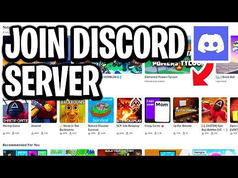How To Join The Roblox Discord Server - Full Guide