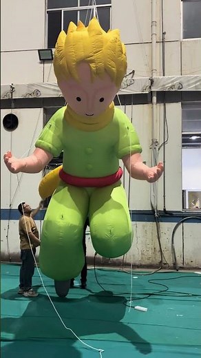 Custom illuminated Sculptures Digital Inflatables Le Petit Prince for Parade or Ceiling Decoration