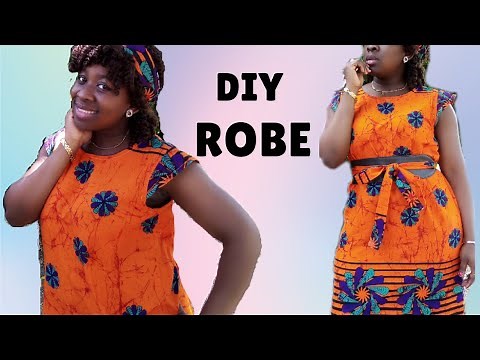 DIY, COMMENT COUDRE UNE ROBE FACILE, RAPIDE POUR DEBUTANTS.