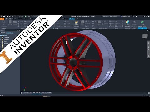 Autodesk Inventor Rim Sports Car