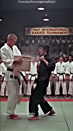 Bruce Lee’s One Inch Punch Leaves a Karate Fighter Amazed