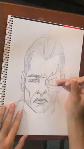 How To Draw The Terminator #MovieDrawing #Terminator #RobotDrawing