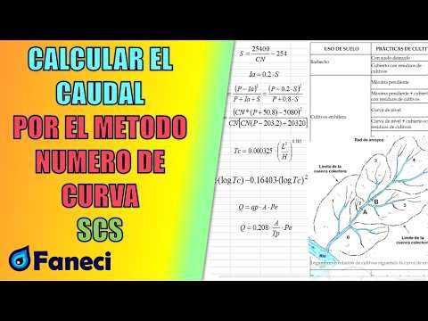 CALCULAR EL CAUDAL DE UNA CUENCA POR EL METODO NUMERO DE CURVA✅💧
