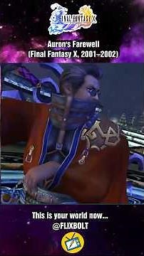 ✨ Auron’s Farewell – Final Fantasy X (2001–2002) 🌅 | FLIXBOLT #ffx #auron