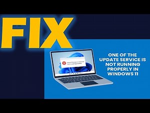 Fix One of the Update Services is not running properly in Windows 11 and Windows 10