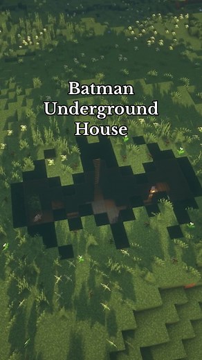 Minecraft Batman Underground House! Build Tips and Tutorial