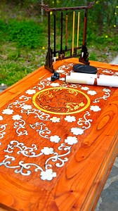 133M views · 1.5M reactions | From Raw Materials to Luxury: Crafting a wood and Bone Inlay Table | The Making of Traditional Bone Inlay Luxary Tables #traditional #craftsmanship #inlaywork #homedecor #handcrafted | Creative Craft | Facebook