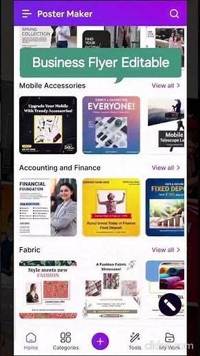 🎨✨ All-in-One Poster Maker & Graphic Design App! ✨🎨Free Poster Maker With Editable Ads Banner Design