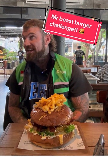 Mr Beast Burger Challenge at Corner House Bali