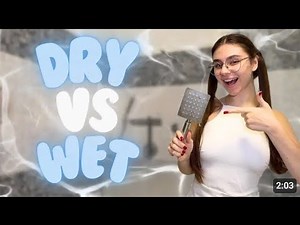 Dry vs Wet। [4K] Transparent Dry vs Wet April 7, 2025