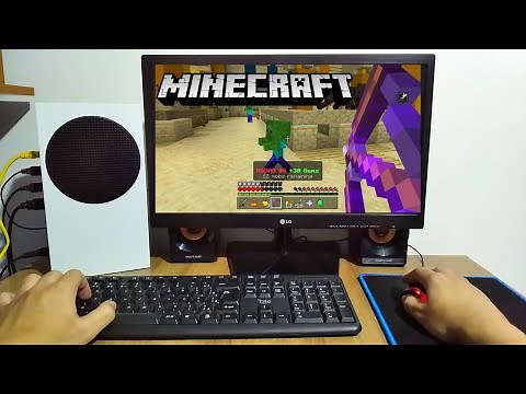 Testing Mouse and Keyboard Xbox Series S Minecraft - Graphics, Test - POV Gameplay
