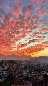 Magical Cloud of Kathmandu🤯 #sunset #kathmandu #nepalbeauty #sunsetlover #thislife