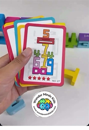 Numbers don’t have to be rushed or forced. This wooden stacking number puzzle helps children learn to count, stack and problem solve — all through hands on, screen free play. As little hands stack each piece, children practice • number recognition • fine motor skills • coordination and focus • early math confidence Simple materials. Clear purpose. Learning that feels natural. 📌 Save this for later or share with a parent who values purposeful play. #earlymath #learningthroughplay #screenfreeplay