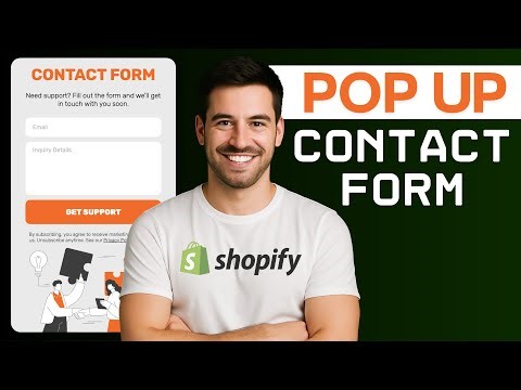 How to Add Pop Up Contact Form in Shopify [STEP BY STEP]
