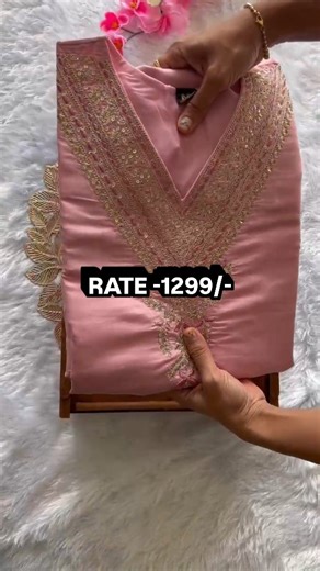 DHARM FASHION VILLA on Instagram: "*Rate :- 1299/-* 😍 🔅 *NEW LAUNCHING* 🔅 *New Designers Kurti Pent Dupatta Set* *Kurti :- Roman Silk with Beautiful Embroidery With Sequence Work* 🌸 *Pent :- Roman Silk* *Dupatta :- Chanderi Silk with Digital Print and Tassels (2.20 mtr)* *Inner :- Cotton* *Color :- Light Peach* *Inclusive :- Top-Bottom-Dupatta (3 pcs)* 📏 *SIZE - S M L XL XXL 3XL* 🤩 *Super Quality 💯👌🏻* *The Colour May Vary Slightly From The Picture Due To Lighting Condition* ⏩ *READY IN 