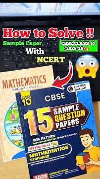 😱How to Solve MATHS Class 10 Sample Paper with NCERT🔥|| PW Sample Paper For Class 10 Board Exam