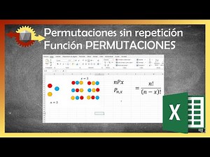 Cómo calcular permutaciones sin repetición en Excel