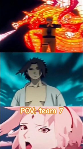 POV: team 7 wait for end🔥 #naruto #animeedit #aura