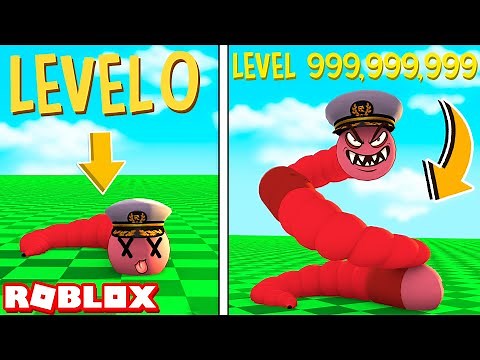 GROWING to be the BIGGEST WORM in the ENTIRE WORLD in ROBLOX
