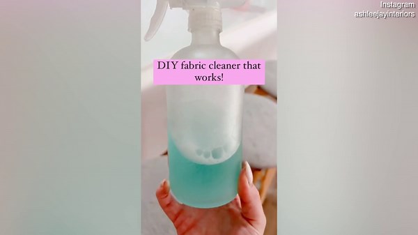 The DIY fabric cleaner made with household ingredients that actually works