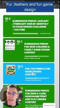 Open This Month: Board Game & Card Game Design Contests (March)