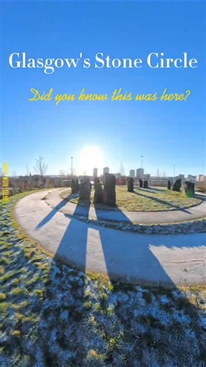 Glasgow's Standing Stone Circle #scottishstonecircle #glasgow #insta360