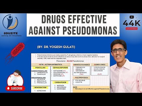 How To Remember Drugs Effective Against Pseudomonas In 3 Minutes??