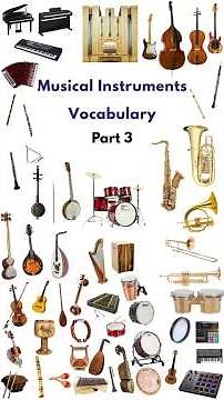 🎵 Musical Instruments in English Part 3 | Learn Music Vocabulary with Pictures #musicalinstruments