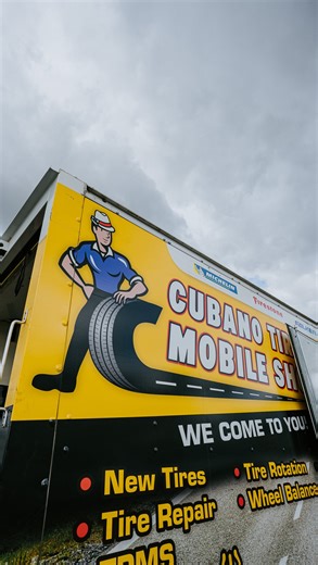 Keeping CableCom rolling- one tire at a time 🚚🛞💪 | Cubano Tires Mobile Shop