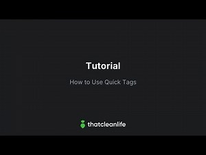How to Use Quick Tags