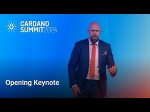 Opening Keynote with Frederik Gregaard - Cardano Summit 2024