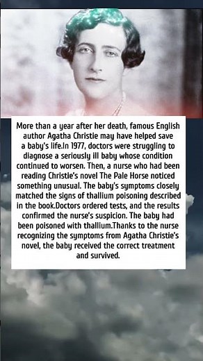 Agatha Christie’s Book Helped Save a Baby’s Life 📖❤️