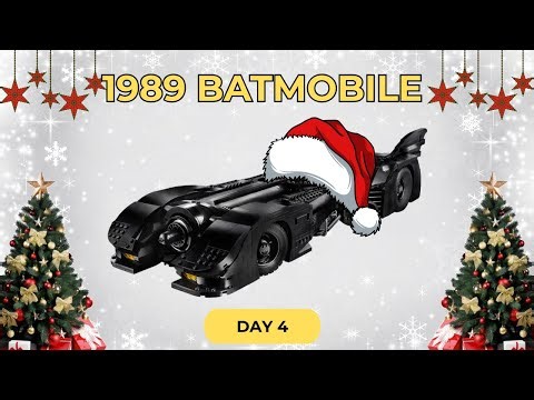 LEGO 1989 Batmobile Daily Build | Day 4 | Christmas 2025