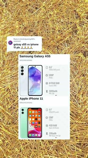 Apple iPhone 11 vs Samsung Galaxy A55