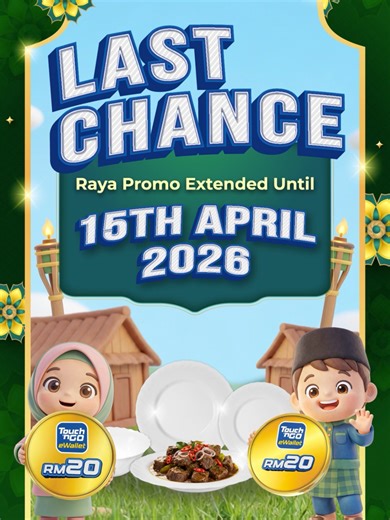 Raya Promo Extended! Kongsi Raya & Festival Cashback Offers