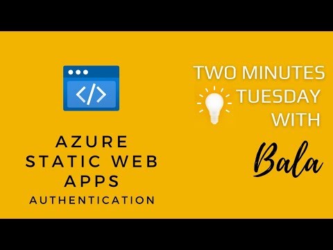 Azure Static Web apps Authentication
