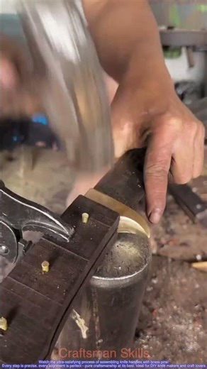 60s Brass Pin Knife Handle Hack