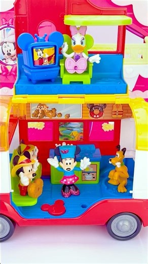 Satisfying With Minnie Mouse Happy Campers Playset ASMR Videos #asmr #shorts #review