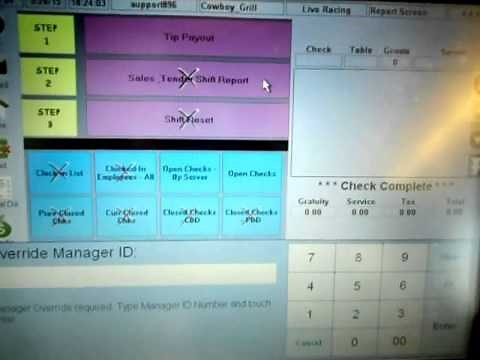 How to Print and Employee Checkout via INFOGENESIS