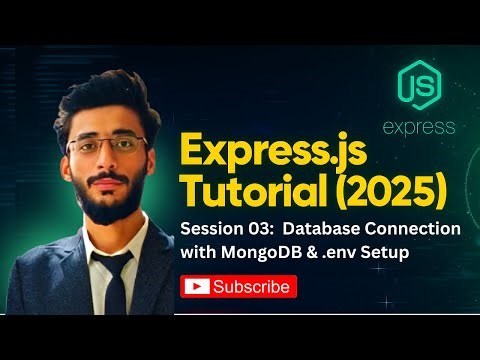 Express.js Session 03 | Database Connection with MongoDB & .env Setup | Rehan Kapaya