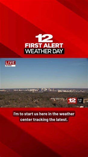 12 On Your Side's First Alert Weather Team is continuing to keep an eye on the potential winter weather to hit our area this weekend. Snow is possible, but Meterologist Ros Runner is more concerned with ice. Stay up to date on your forecast with the link in our comments. | 12 On Your Side