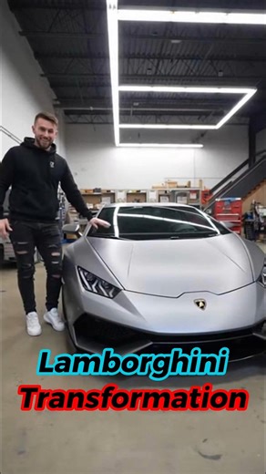 Lamborghini Transformation — Full Real-Life Mod Build 🔥 #carshorts #carvideos #lamborghini #viral