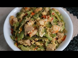 How To Cook Ginisang Ampalaya with Pork and Shrimp
